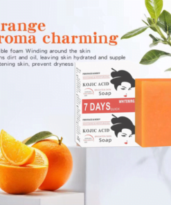 Qu acid soap, handmade soap, essential oil soap, glutathione handmade soap, sweet orange soap（6pcs)）